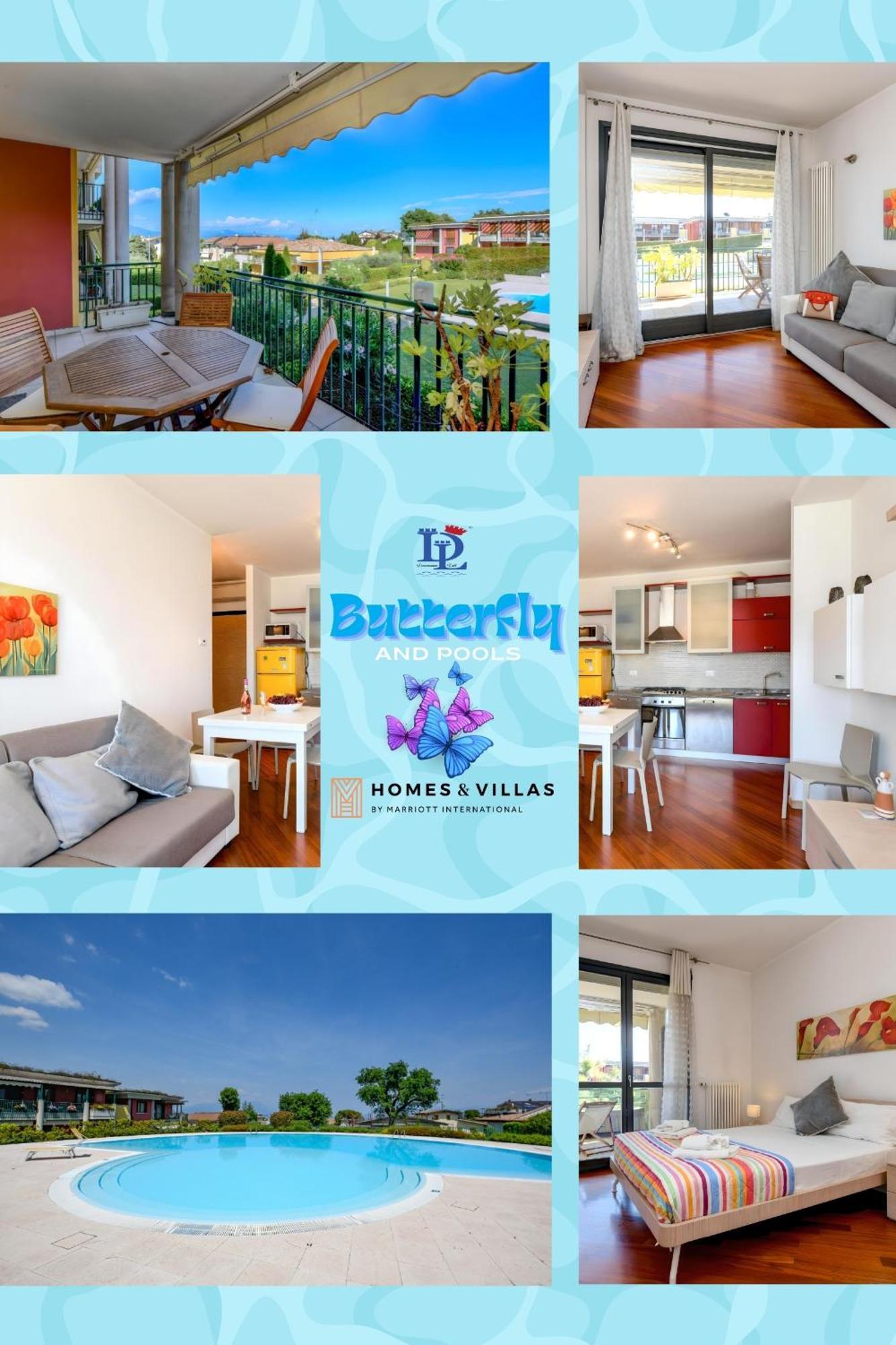 Desenzanoloft Official Partner Marriott Homes & Villas -Butterfly And 5 Pools Family Apartment デセンツァーノ・デル・ガルダ エクステリア 写真